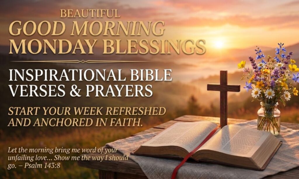 Beautiful Good Morning Monday Blessings