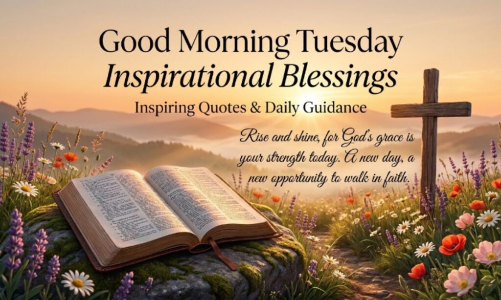 Good Morning Tuesday Inspirational Blessings