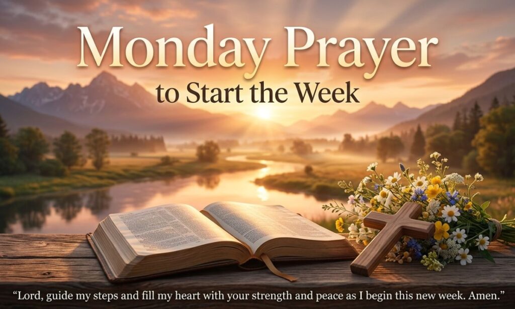 Monday Prayer to Start the Week
