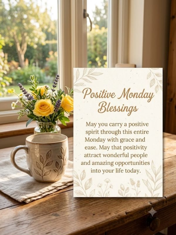 Positive Monday Blessings