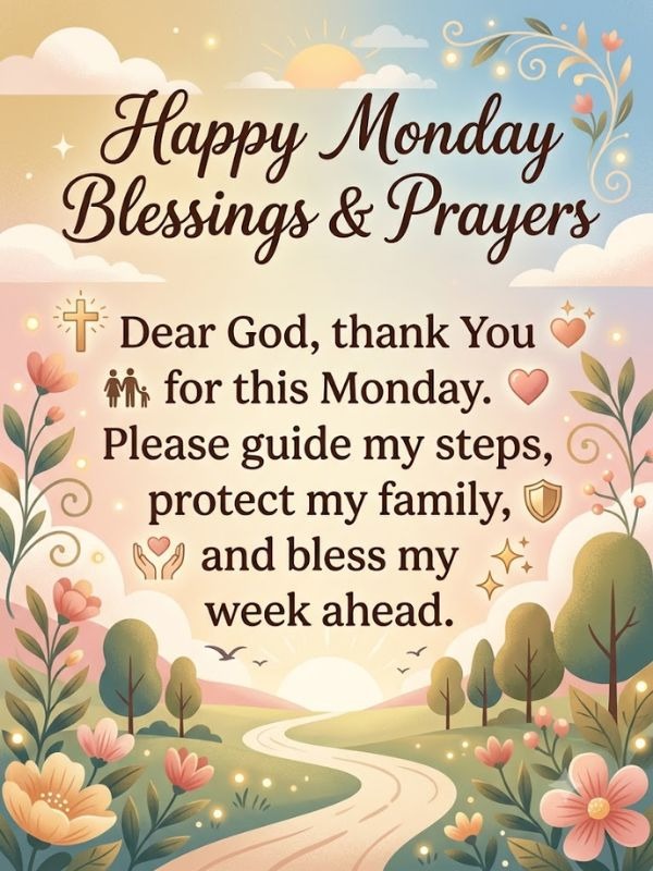 Happy Monday Blessings and Prayers