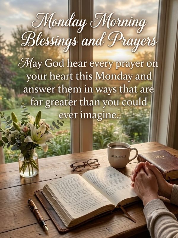 Monday Morning Blessings and Prayers