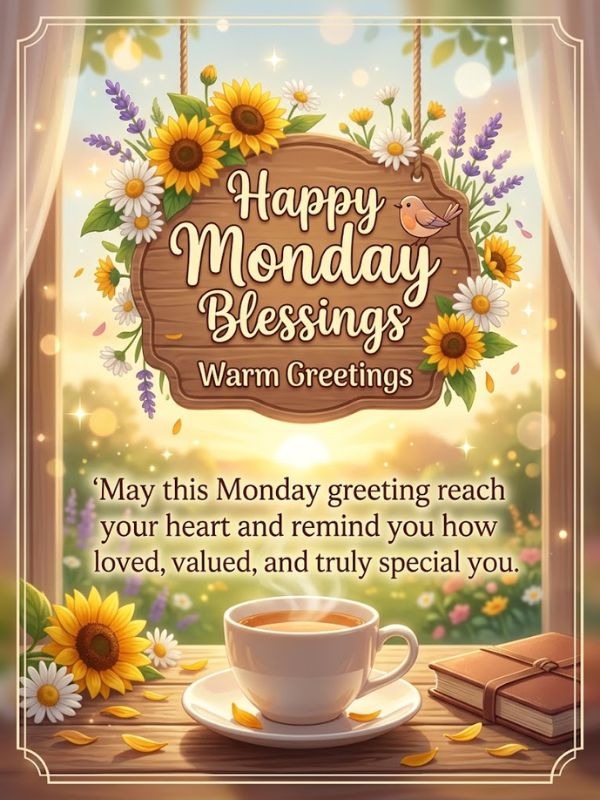 Happy Monday Blessings Images and Greetings