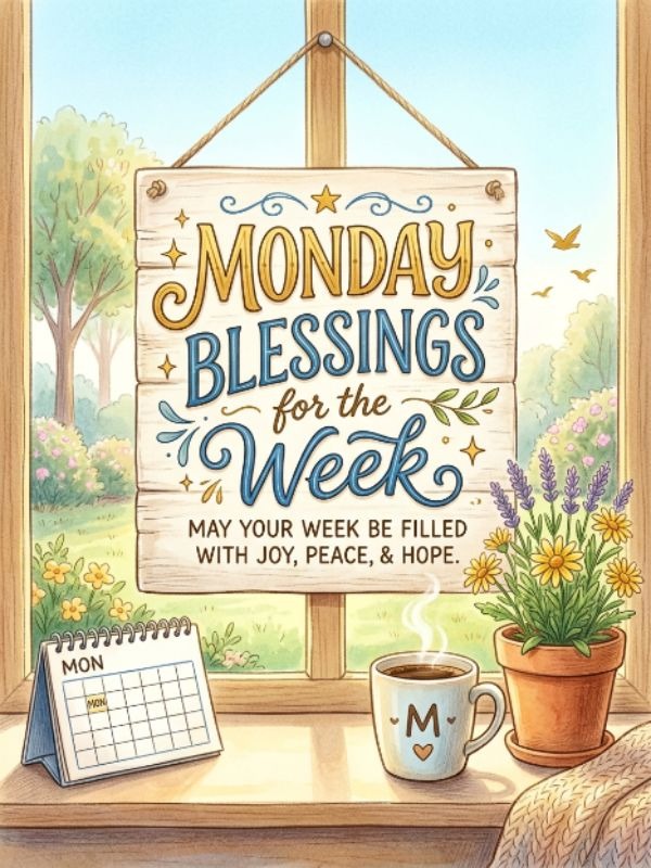 Monday Blessings for the Week