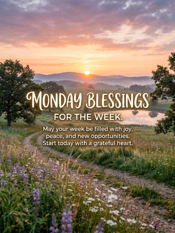 Monday Blessings for the Week