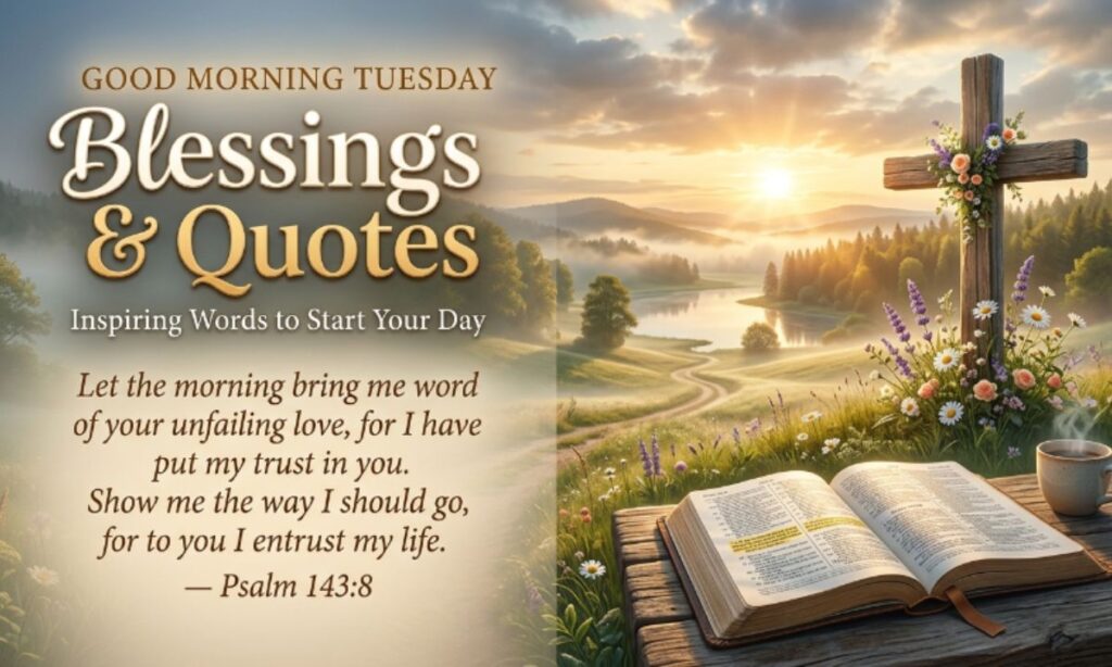 Good Morning Tuesday Blessings Quotes