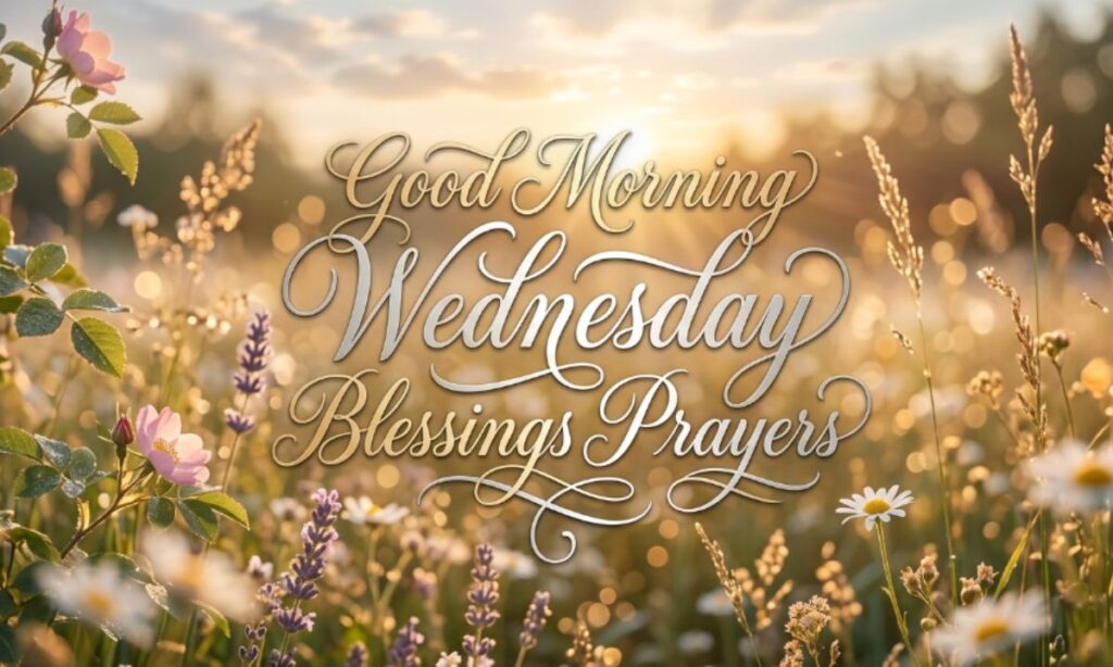 Good Morning Wednesday Blessings Prayers