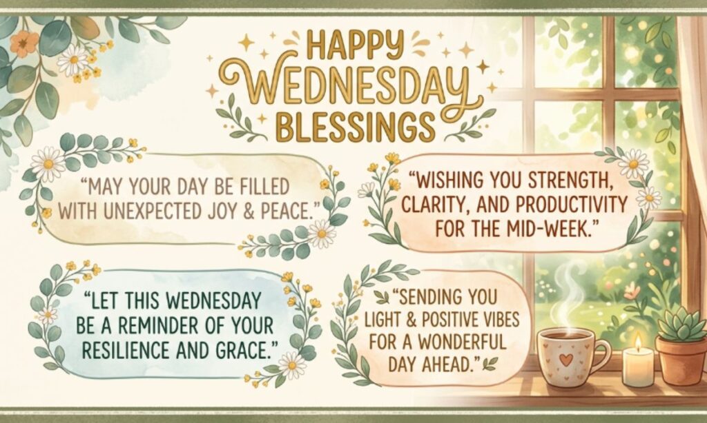 Happy Wednesday Blessings Quotes