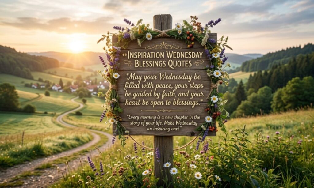 Inspiration Wednesday Blessings Quotes
