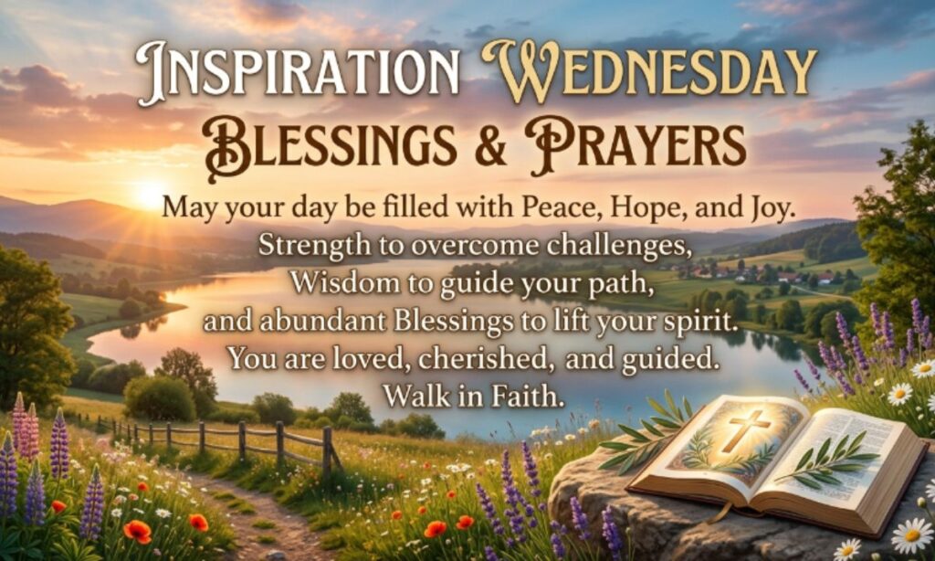 Inspiration Wednesday Blessings and Prayers