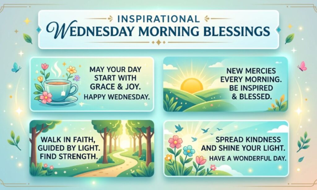 Inspirational Wednesday Morning Blessings Quotes
