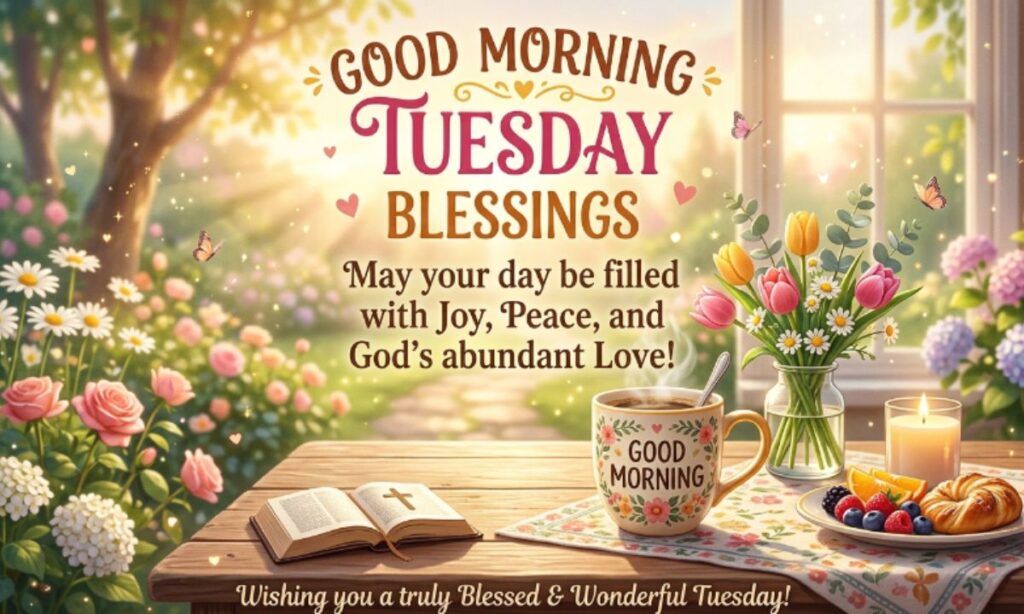 Positive Good Morning Tuesday Blessings GIF