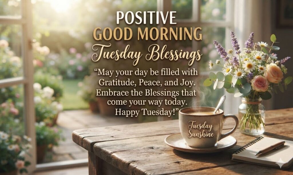 Positive Good Morning Tuesday Blessings Quotes