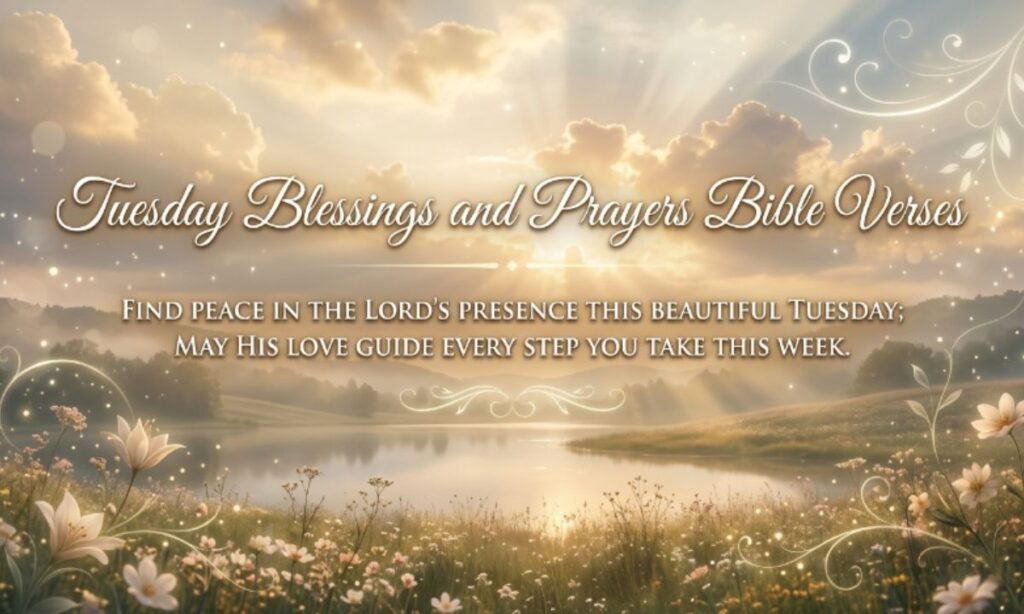 Tuesday Blessings and Prayers Bible Verses