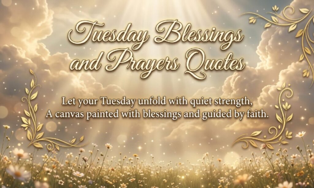 Tuesday Blessings and Prayers Quotes