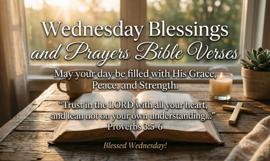 Wednesday Blessings and Prayers Bible Verses