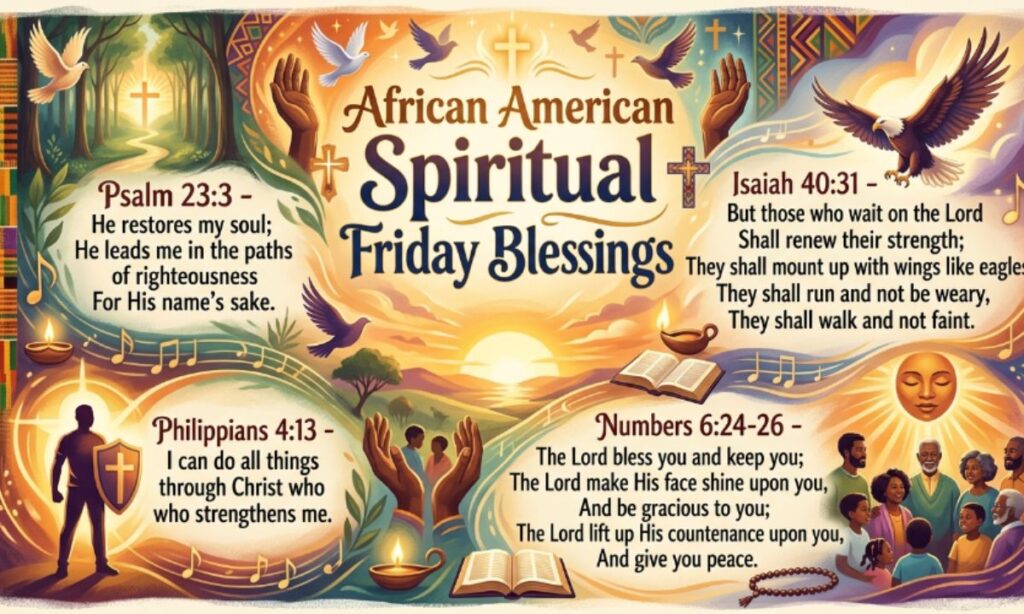 African American Spiritual Friday Blessings Bible Verses