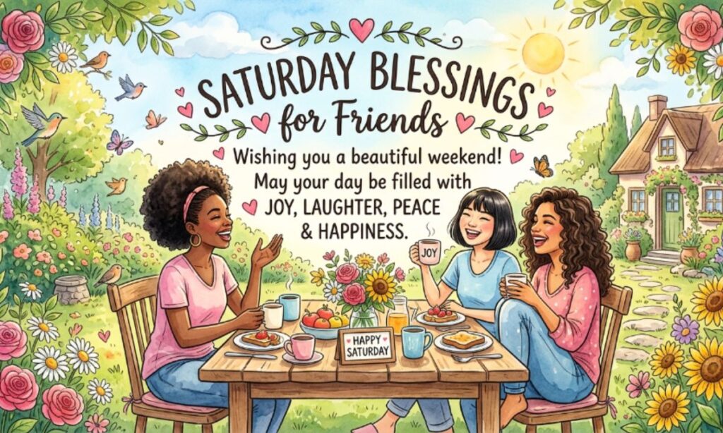 Cute Saturday Blessings for Friends