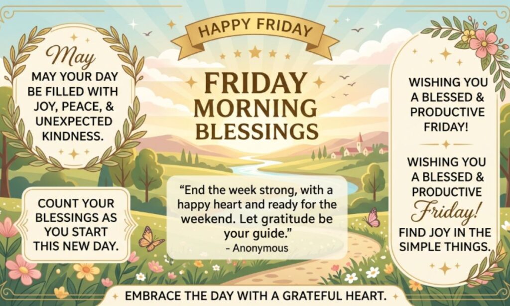 Friday Morning Blessings Images and Quotes