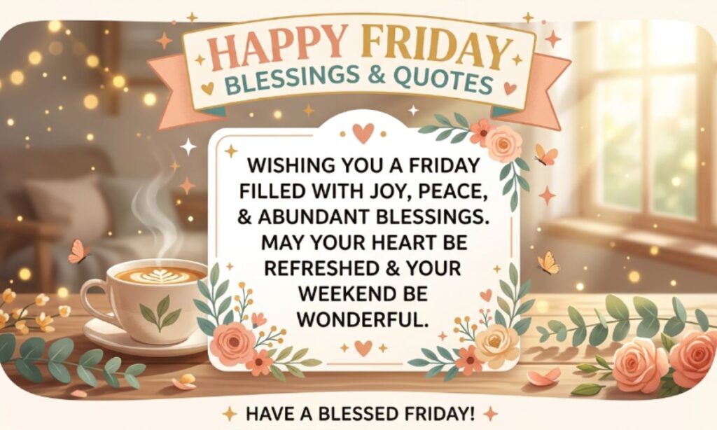 Happy Friday Blessings Quotes