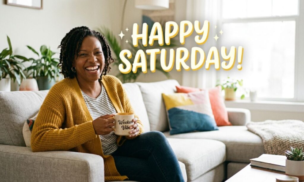 Happy Saturday Black Woman Images GIF