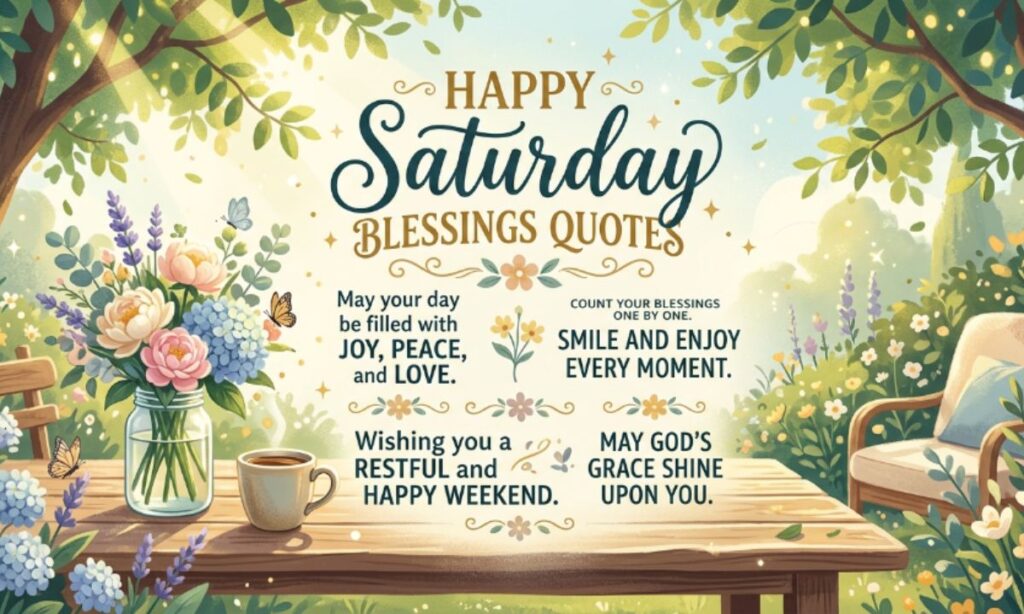 Happy Saturday Blessings Quotes