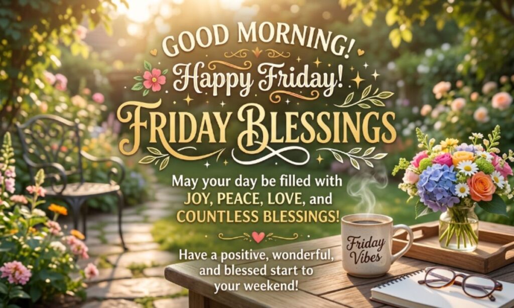 Positive Good Morning Friday Blessings