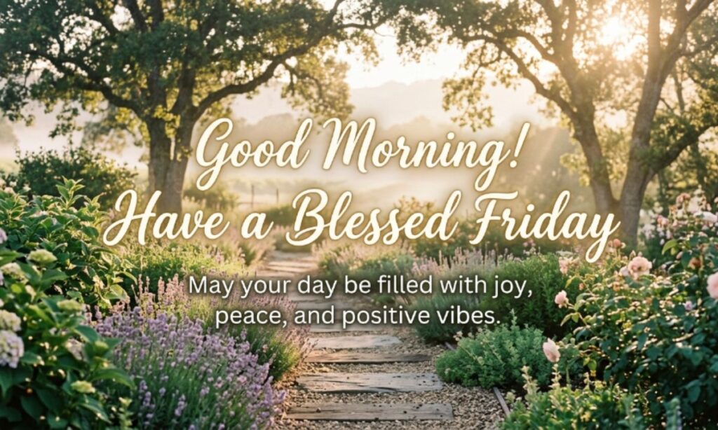 Positive Good Morning Friday Blessings