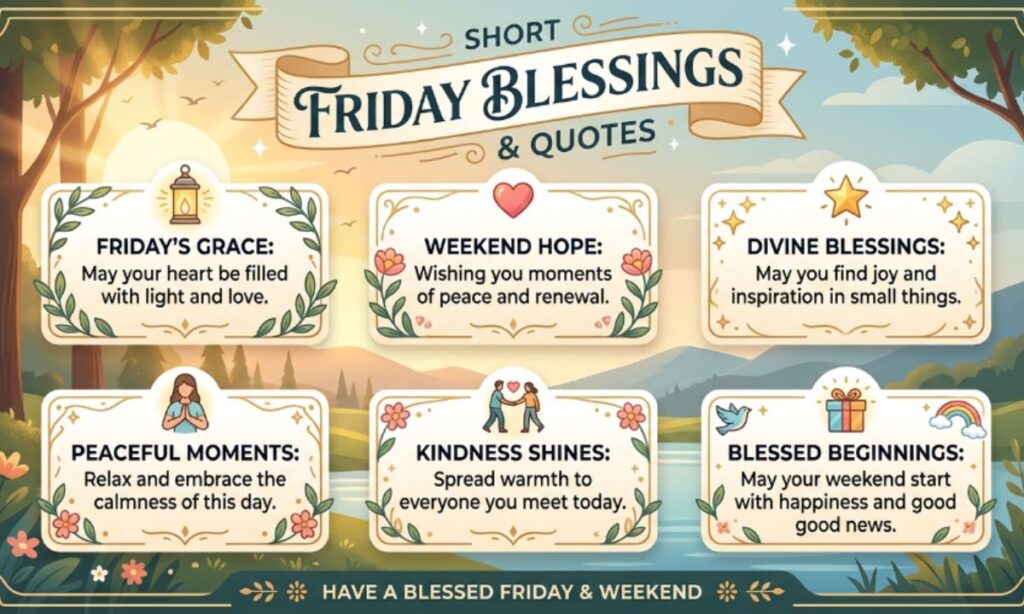Short Friday Blessings Quotes