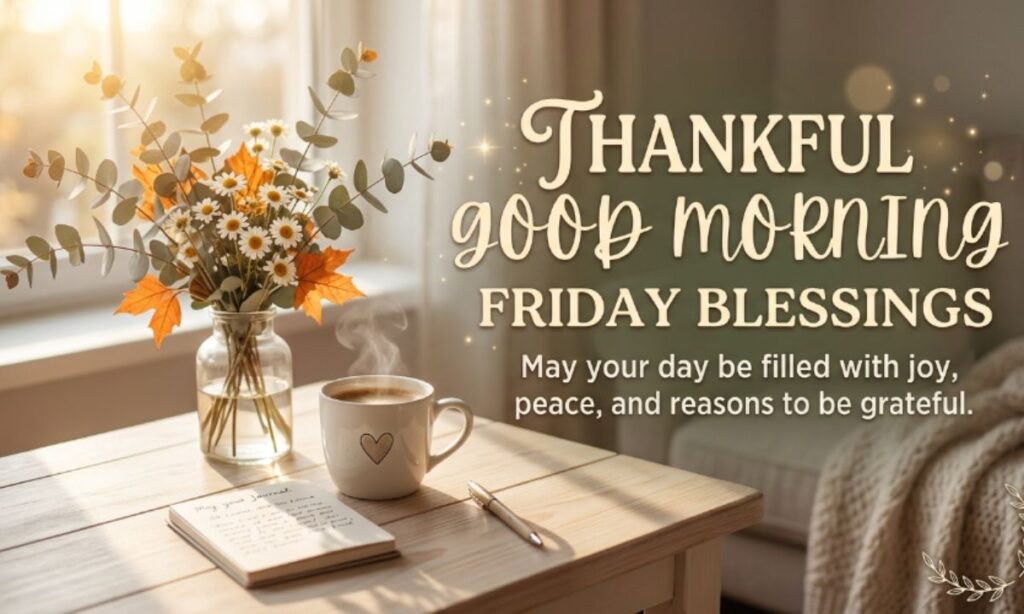 Thankful Good Morning Friday Blessings