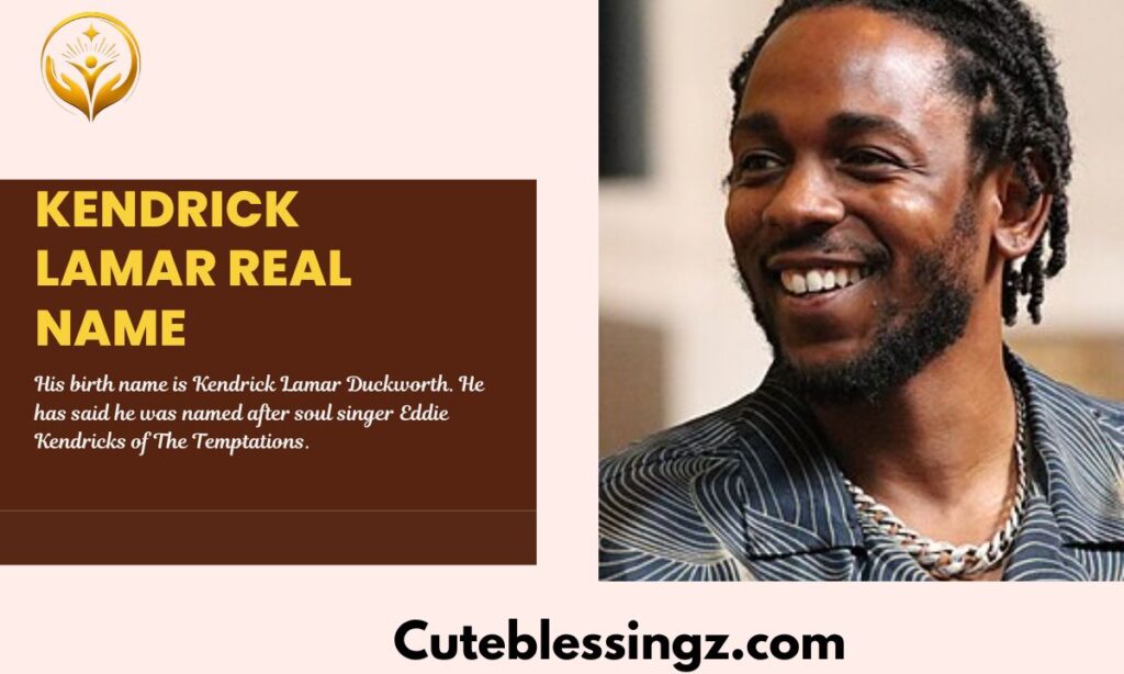 Kendrick Lamar Real Name