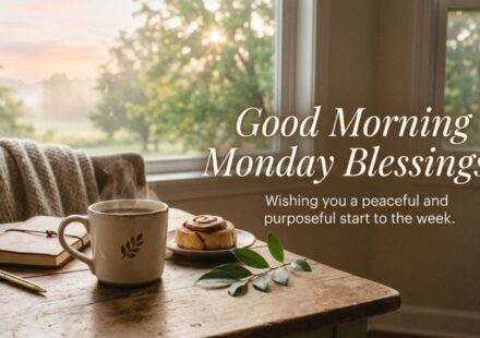 Good Morning Monday Blessings