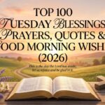 Top 100 Tuesday Blessings, Prayers, Quotes & Good Morning Wishes (2026) 