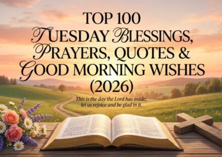 Top 100 Tuesday Blessings, Prayers, Quotes & Good Morning Wishes (2026) 