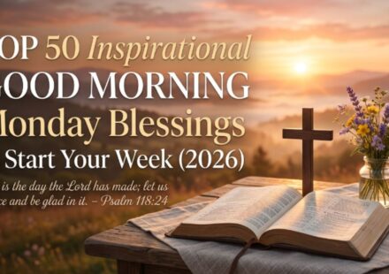 Top 50  Inspirational Good Morning Monday Blessings to Start Your Week (2026) 