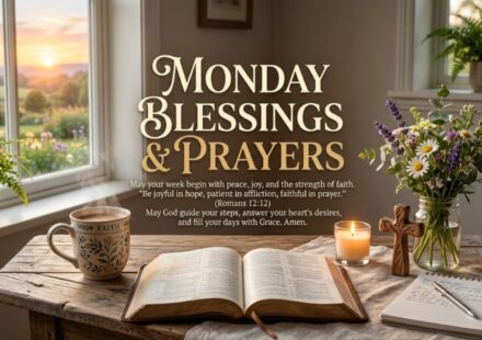 Monday Blessings and Prayers
