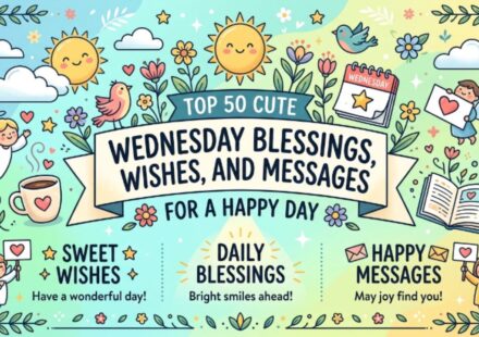 Top 50 Cute Wednesday Blessings, Wishes, and Messages for a Happy Day