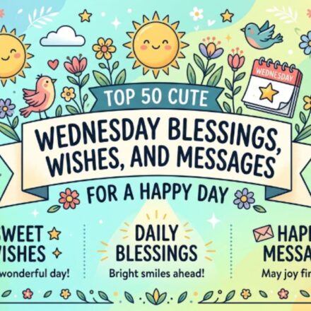 Top 50 Cute Wednesday Blessings, Wishes, and Messages for a Happy Day