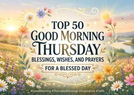 Top 50 Good Morning Thursday Blessings, Wishes, and Prayers for a Blessed Day