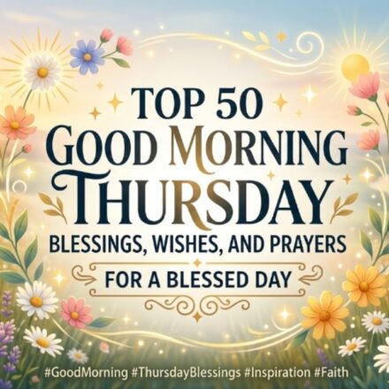 Top 50 Good Morning Thursday Blessings, Wishes, and Prayers for a Blessed Day