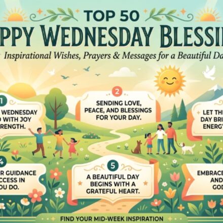Top 50 Happy Wednesday Blessings Inspirational Wishes, Prayers & Messages for a Beautiful Day 
