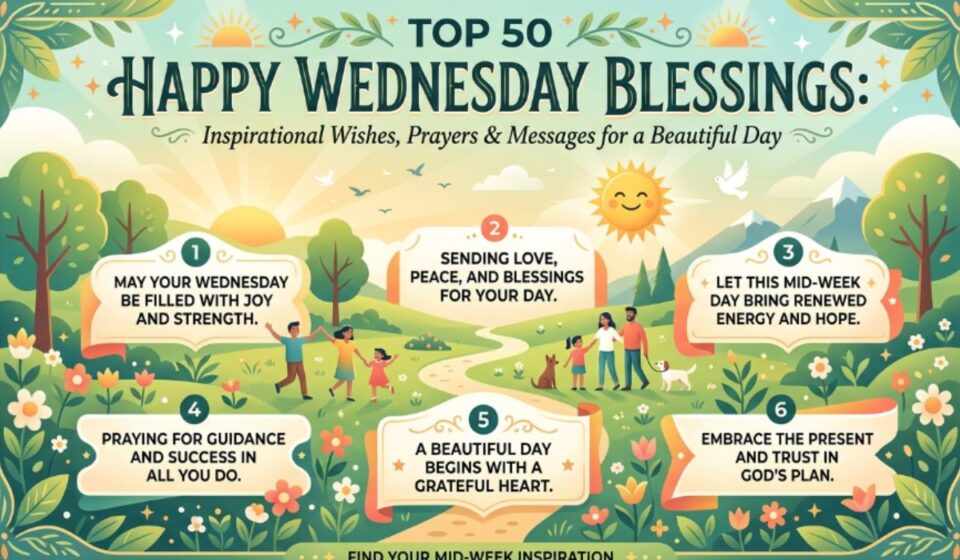Top 50 Happy Wednesday Blessings Inspirational Wishes, Prayers & Messages for a Beautiful Day 