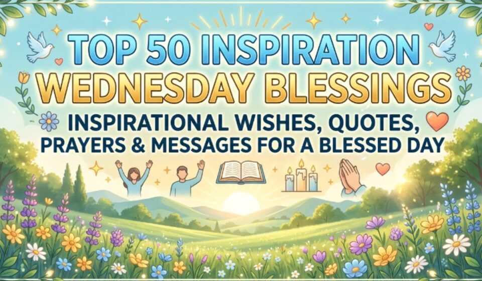Top 50 Inspiration Wednesday Blessings Inspirational Wishes, Quotes, Prayers & Messages for a Blessed Day