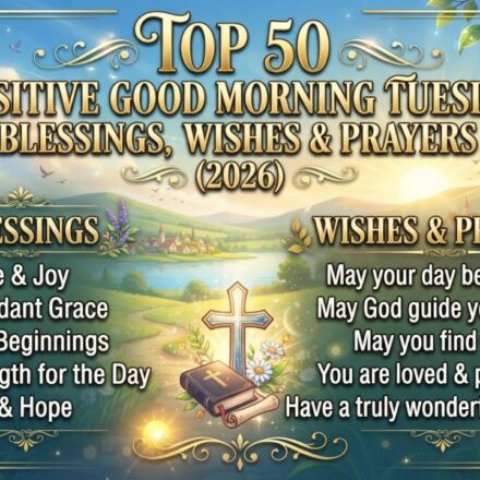 Top 50 Positive Good Morning Tuesday Blessings, Wishes & Prayers (2026) 