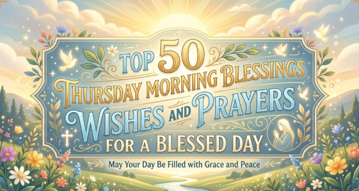 Top 50 Thursday Morning Blessings, Wishes, and Prayers for a Blessed Day 