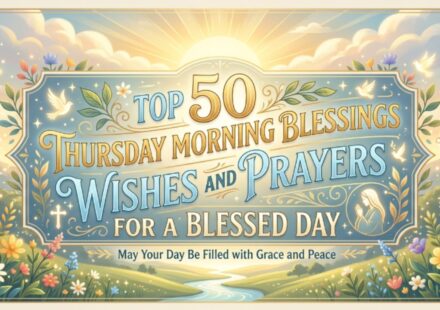 Top 50 Thursday Morning Blessings, Wishes, and Prayers for a Blessed Day 