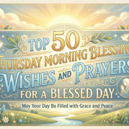 Top 50 Thursday Morning Blessings, Wishes, and Prayers for a Blessed Day 