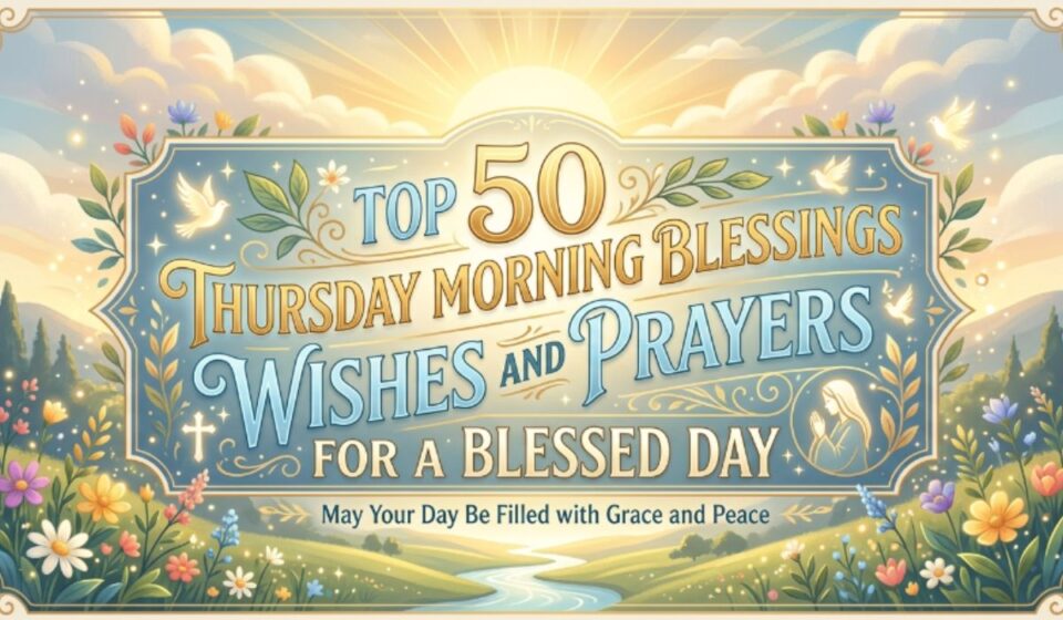 Top 50 Thursday Morning Blessings, Wishes, and Prayers for a Blessed Day 