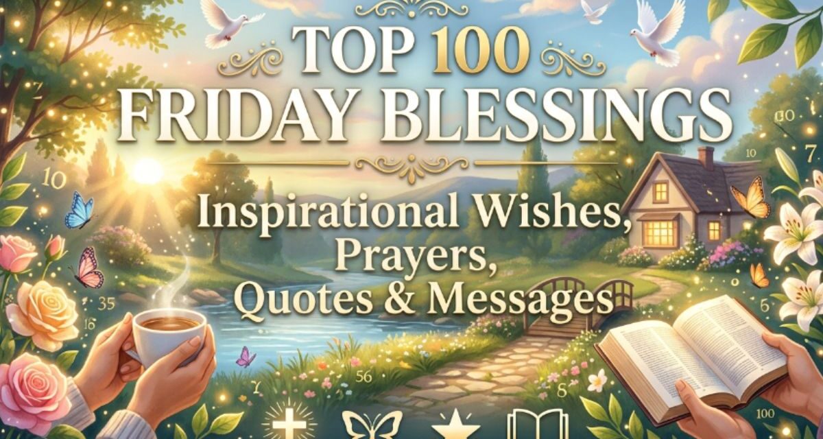 Top 100 Friday Blessings Inspirational Wishes, Prayers, Quotes & Messages 