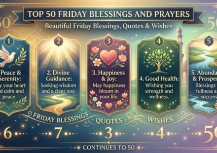 Top 50 Friday Blessings and Prayers Beautiful Friday Blessings, Quotes & Wishes 